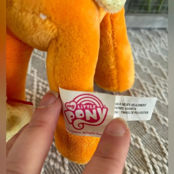 My Little Pony Orange and yellow with apple bottom plush stuffy. “Applejack”. - Picture 6 of 7